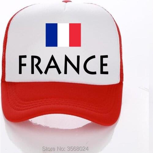 Baseball Cap Kids FRANCE Football Mesh Adult Trucker Hats FRANCE Flag Sun Hat For Children Snapback Summer