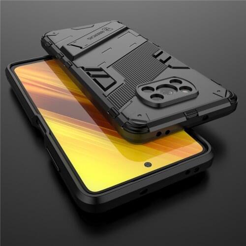 For Xiaomi Mi Poco M3 X3 NFC Case Armor Shockproof Hard Case for Mi Poco M2 C2 Phone Back Cover Conque