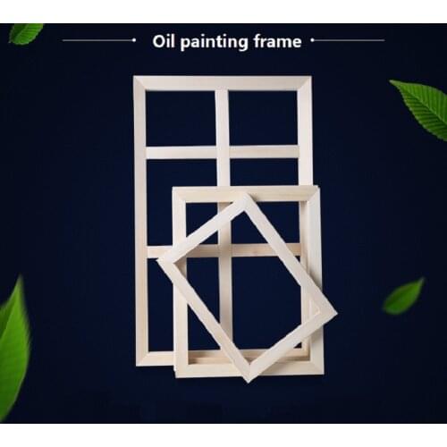 Large size Wood frame for canvas oil painting Wood frame for canvas oil painting nature DIY frame picture inner frame