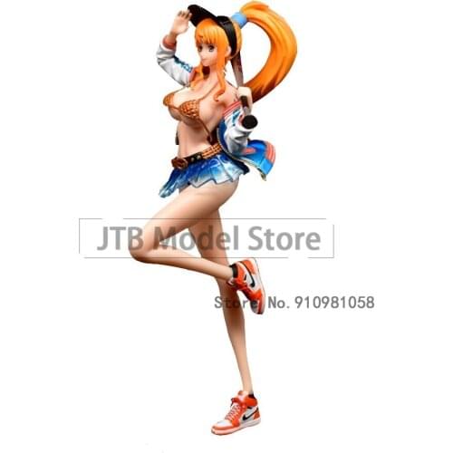 One Piece GK Action Figure Model Nami Anime Pvc Collection Toy Sexy Girl Exquisite Quality 34cm Desktop Decoration Figma