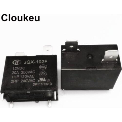 JQX-102F-12VDC 20A Relay DIP4 HF102F-12VDC