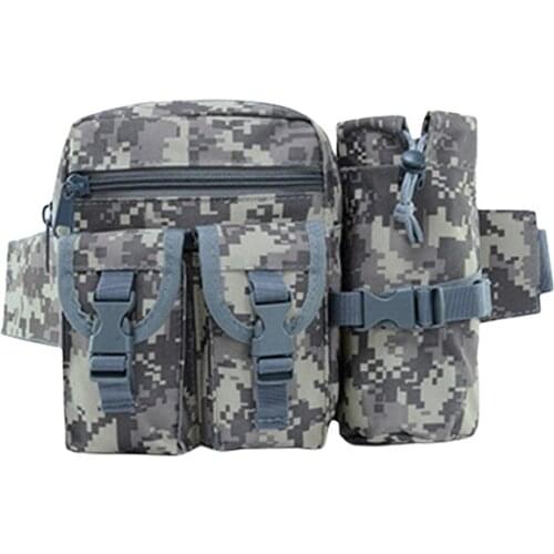 Camouflage Kettle Pockets Outdoor Multi-Function Tactical Pocket Tactics Mobile Phone Bag Sports Kettle Bag