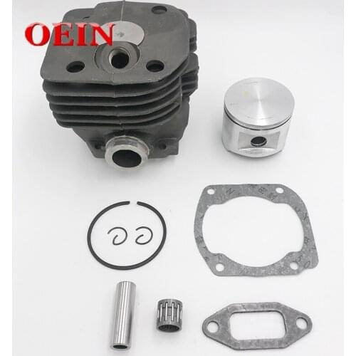 48mm Round Cylinder Piston Rings Cage Bearing Gasket Set Kit For HUSQVARNA 365 362 Chainsaw Engine Motor Parts
