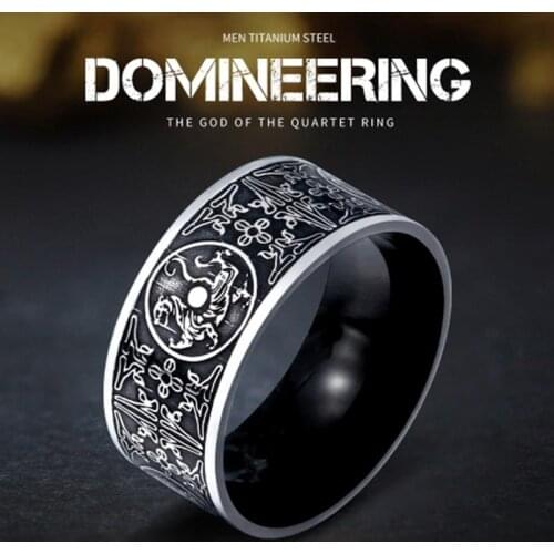 Stainless Steel Ring Animal Viking Dragon Mens Ring Body Accessories Jewelry Jewelry Gifts