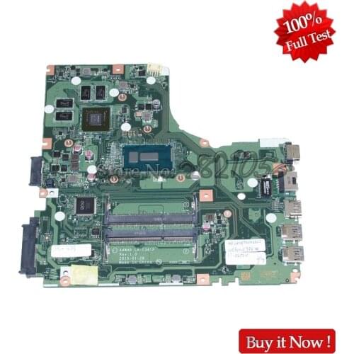 NOKOTION New For Acer aspire E5-473 Laptop Motherboard A4WAB LA-C341P I7-5500U CPU DDR3L GT920M Video Card