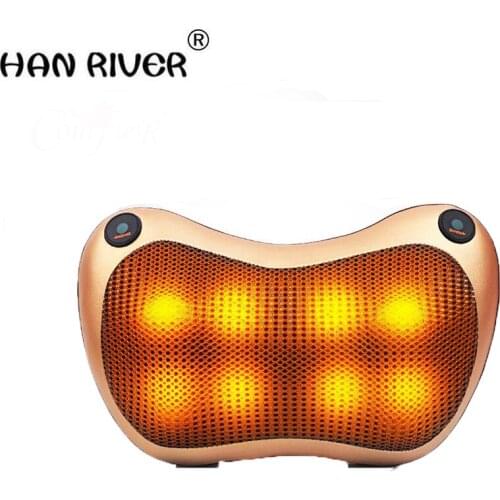 HANRIVER Hot sale high quality new neck massager neck lumbar back multi-function electric car home full-body massage pillow