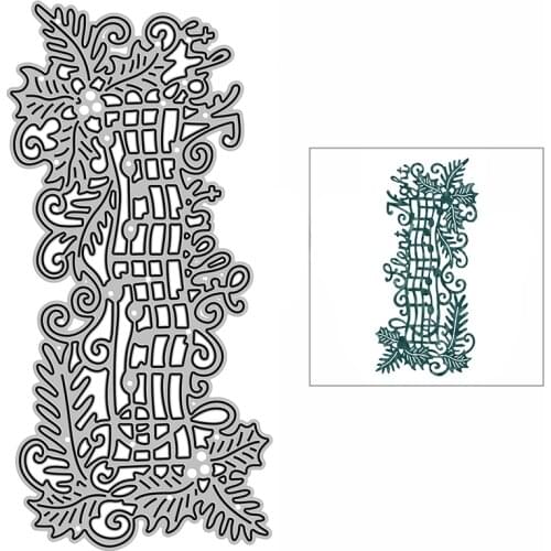 New Silent Night Leaves Note Craft Embossing Mold 2021 Metal Cutting Dies for DIY Decor Scrapbooking Album Card Making No Stamps