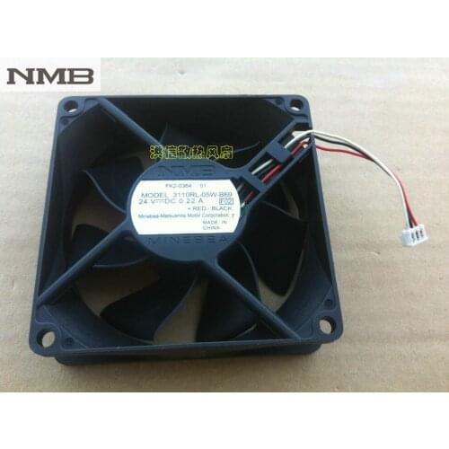 Original For NMB 3110RL-05W-B69 F02 8025 80mm 8cm DC 24V 0.22A 8CM server inverter fan