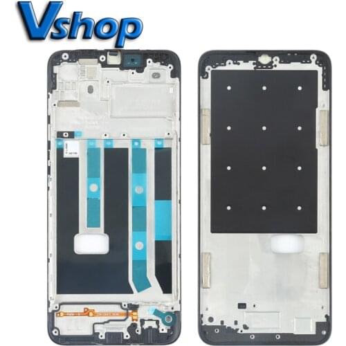 Front Housing LCD Frame Bezel Plate for OPPO A15s / A15 CPH2185 CPH2179 Mobile Phone Replacement Parts