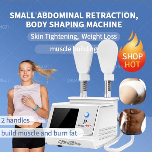 2021 best sell ODM physical therapy 4 handles em body sculpt slimming machine electromagnetic ems muscle stimulator