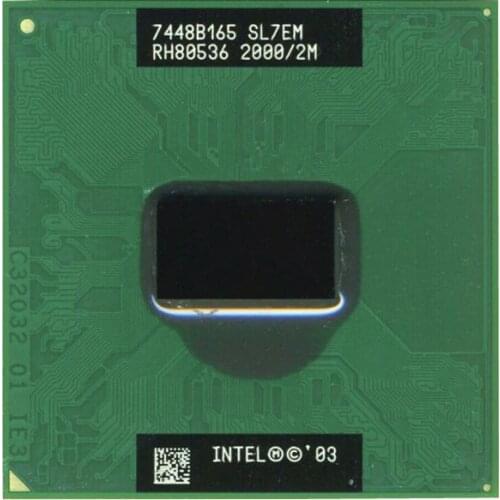 Free shipping Original PM 755 2.0GHZ/2M/400 Notebook Processor laptop CPU PM755 Pentium M Centrino SL7EM scrattered pieces