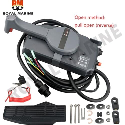703-48205-B1 Outboard Engine Remote Control Box Assy for Yamaha Boat Motor,7 Pins Pull (reverse) 703-48205-B1-00 703-48205