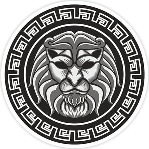 S40211# Various Sizes Decal For Emblem of the Lion of Nemea Car Sticker Waterproof on Rear Window Laptop Refrigerator Toilet