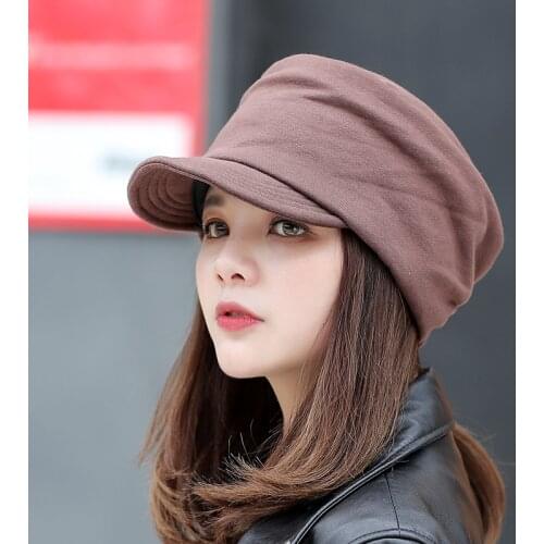 Woman outdoor fashion stitching hat tide brand fisherman hat summer wild bucket hat travel basin hat