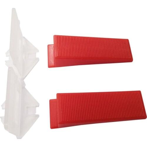 3.0MM Tile Leveling System Spacer 400pcs Clips and 100pcs wedges