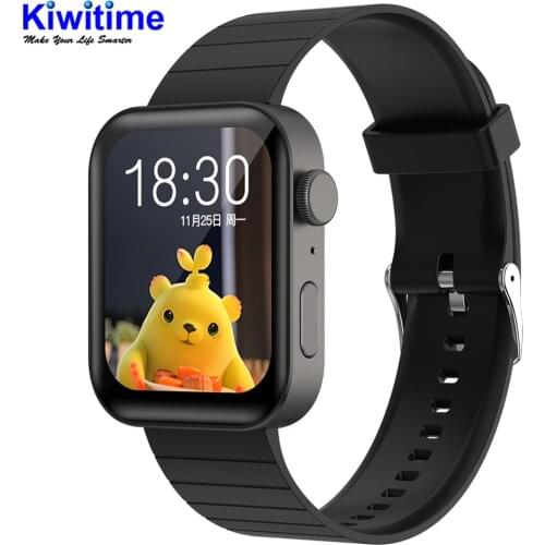 KIWITIME P40 1.65 inch Smart Watch Men Full Touch Fitness Tracker Blood Pressure Smart Clock Women GTS Smartwatch