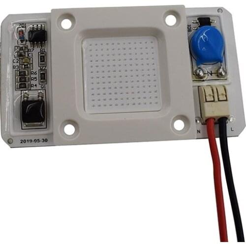 High Quality Driverless AC110V / 220V Blue color 450-460nm 50W Free Driver High Power LED light Beads Free Shipping