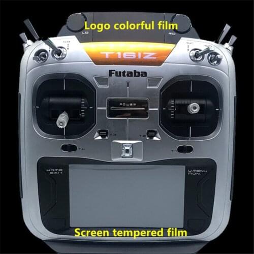T16IZ Glass Tempered Screen Film Protector Logo Colorful Cover for Futaba 16IZ Radio Control Remote RC Transmitter Case Part