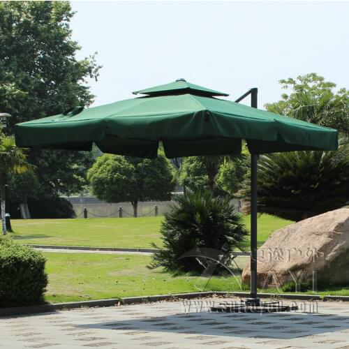 3*3 meter high quality deluxe roman umbrella patio umbrella garden umbrella parasol ( no stone base)