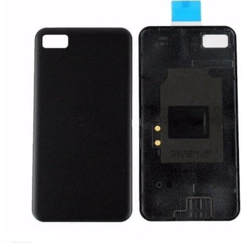 10PCS/lot Battery Back Cover For BlackBerry Z10 black Back Cover Battery Cover Door With NFC+Logo