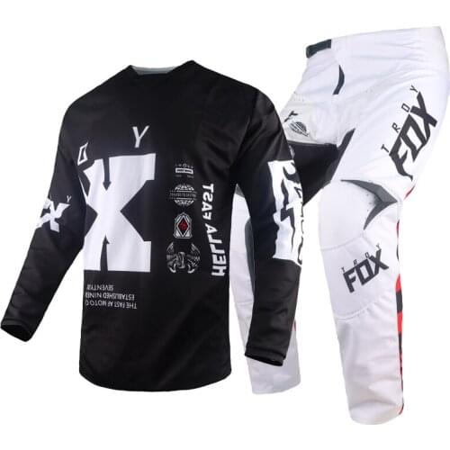 2021 Troy Fox Adult 180 ILLMATIK Gear Set Mountain Bicycle Offroad Jersey Pants Mens Racing Suit Motorbike Kits