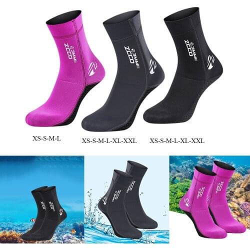 3mm Neoprene Diving Socks Wetsuit Boot Swimming Snorkeling Warm Swim Water Shoes