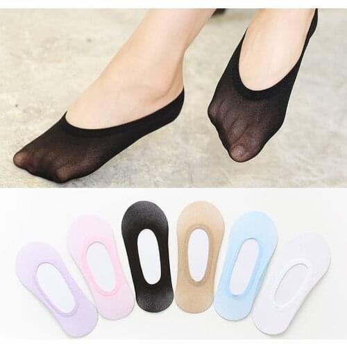5/4/3pairs Multi Style Casual Women Socks No Show Ankle Short Socks Slippers Comfortable Cotton Cute Socks for Girls Lady