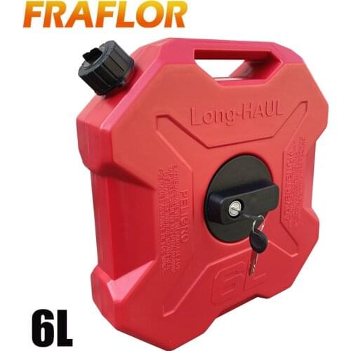 6L Litres ATV UTV Motorcycle Spare Spare Fuel Tank Jerry Cans Plastic Diesel Petrol Tanks Jerrycan Oil Container Canister Jugs