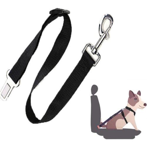 Pet Supplies Car Dog Seat Belt Retractable Dog Leash Pets Car Harness With Clip for Small Medium Dogs Car Travel Accessories