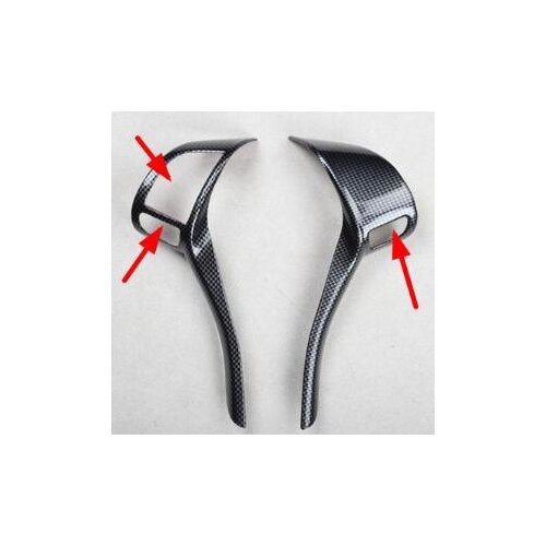 For Nissan qashqai j11 2016 2017 Teana X-Trail 2014-2017 carbon fiber steering wheel switch button cap sticker accessories trim