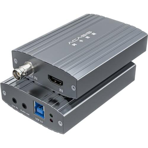 Acasis U3SDH 2-channel for SDI HD USB3.0 Video Capture Card Switch 1920*1080@60FPS for PS4 Game Live/NS Camera 4K Recording