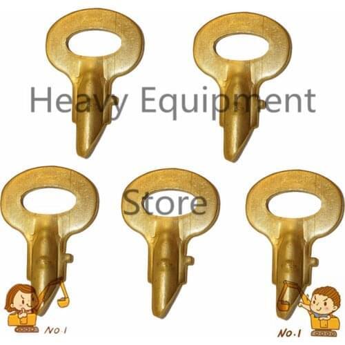 5 Pcs Aftermarket Ignition Key For Allis Chalmers DJS Tractor Parts Replaces 72162639 9542 free shipping