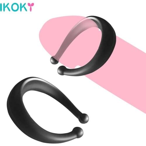 Cock Ring Extender 2PCS/Set Male Foreskin Corrector Silicone Sex Toys for Men Male Penis Ring Delay Ejaculation