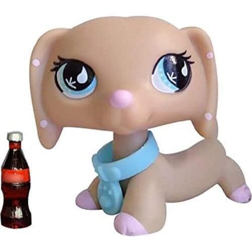 Pets Shop Collectable Toy Dachshund Shorthair Cat Collie Cocker Spaniel Dog Different Kinds Figures Collectable Kids