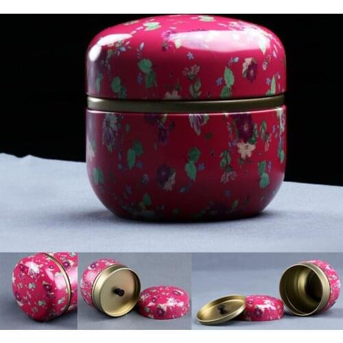 Hot Sale 1pc Japanese style Kitchen Tea Box Jar Storage Holder Candies Cans Teaware Tea Caddies tin containers storage box