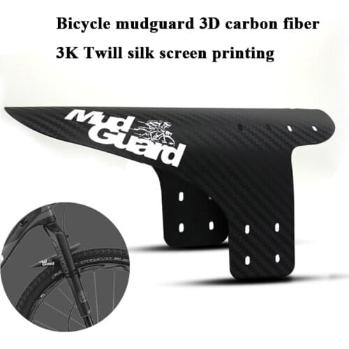 MTB Bike Fenders Carbon Twill Mudguard Colorful Front Bike Mud Guard Rear Bicycle Wings for Mountain Road Bike Accessories