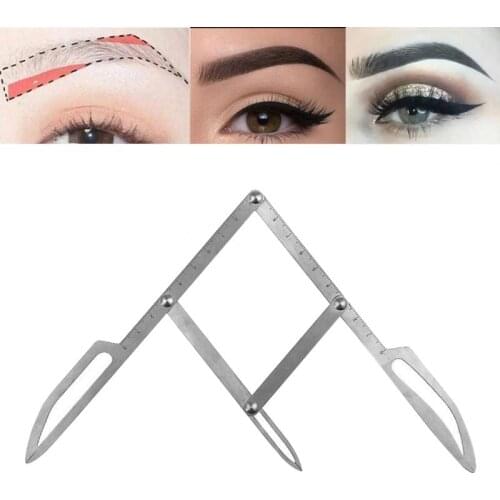 Permanent Makeup Ruler Calipers Stencil Eyebrow Ruler Measure Microblading Eyebrow Shaping Makeup Tattoo Shaping Makeup Tool
