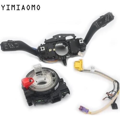 MF Steering Wheel Module & Harness Turn Singal Cruise Control Switch For VW Golf Plus Jetta Touran Skoda Yeti Octavia 5K0953549B