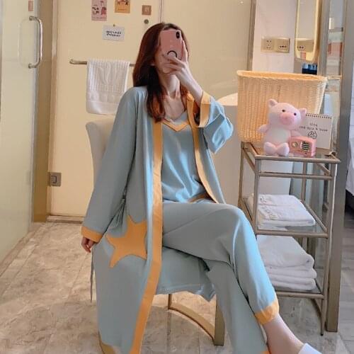 MINIKHOO Women's Cotton Pajamas
