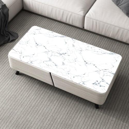 Marble thick tablecloth pvc waterproof oil-proof Anti-scalding No-clean Nordic ins imitation Dali pattern coffee table mat