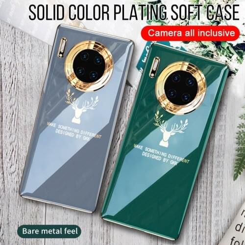 Luxury Plating Pattern Soft Case For Huawei P30 Mate 30 Pro Anti-knock Camera Protective Cover For Huawei P30 Mate 30 Pro Coque