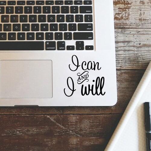 Black Partial Interesting text laptop Sticker Para Laptop For Laptop Decoration Decal Skin