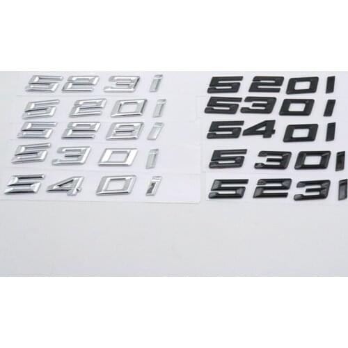 Rear Trunk Sticker Badge Logo Decal Emblem 518i 520i 523i 525i 528i 530i 535i 540i 550i For BMW E34 E39 E60 E61 F10 2018-2021