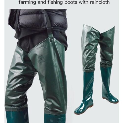 Nylon Fly Coarse Fishing Hip Waders With Boots Wading Sock Boots Stocking 45