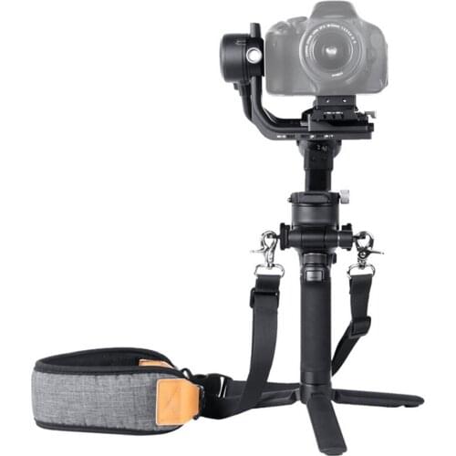 Durable Camera Shoulder Neck Strap Adjustable Dual Hook Shoulder Strap Lanyard Belt for RSC 2/RS 2/Ronin-SC/S Handheld Gimbal