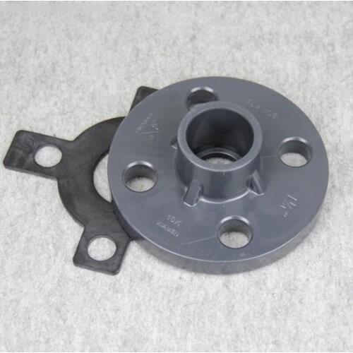 UPVC Drinking Water Pipe Flange Flange Pipe Connector Hose Adapter Hardware Fittings Tube Parts Slip Socket Flanges 1 Pcs
