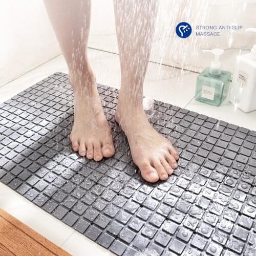 PVC non-slip bath mat environmental protection bathroom suction cup mat home toilet bath shower mat bathroom bathtub mat