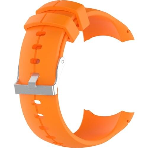 Solid Color Silicone Watch Strap Wrist Bracelet Watch Band Exterior Decoration Parts Band for Suunto Spartan Ultra