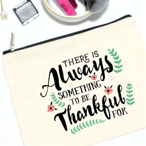 Letter Print Women Makeup Bags Travel Cosmetic Case Toiletries Organizer Female Wash Storage Pouch Pencil Bag Thanksgiving Gifts