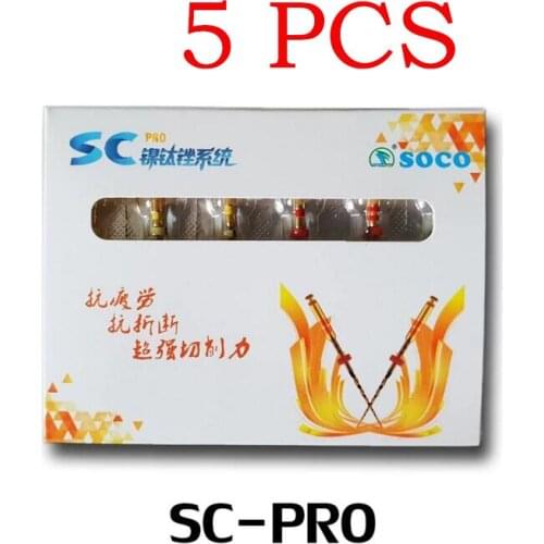 SOCO COXO Dental Rotary Endo Files SC-PRO /Endodontic Instruments Niti Files Memory Super Roots Canal Files 21mm 25mm Engine
